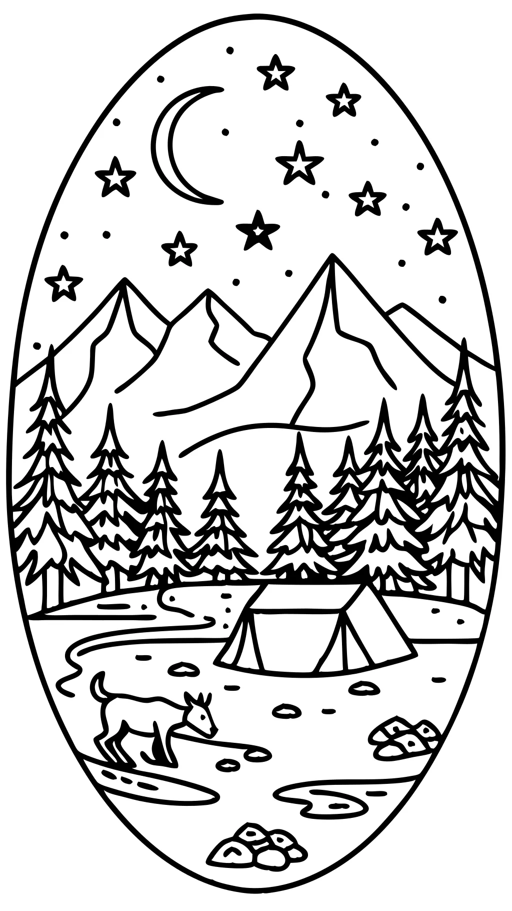 coloriages gratuits camping